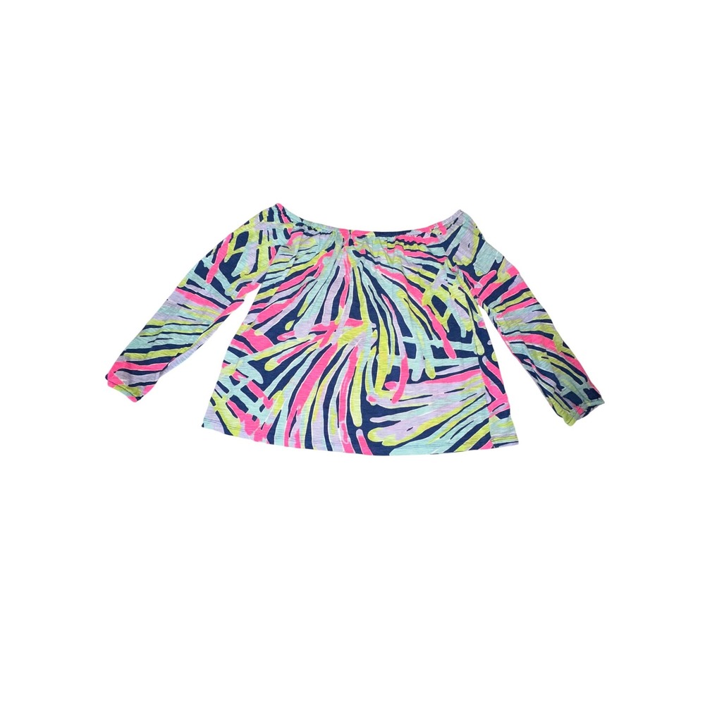 Lilly Pulitzer Enna Off Shoulder Top Womens Medium